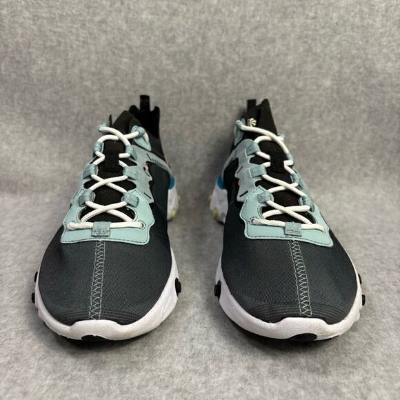 Nike React Element 55 Ocean Cube Men Shoe Size 8 Grey Running Sneaker BQ6166-300 - Picture 2 of 9